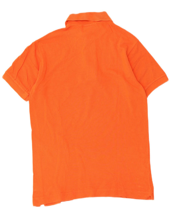 Lacoste Mens Classic Fit Polo Shirt Size 2 XS Orange Cotton