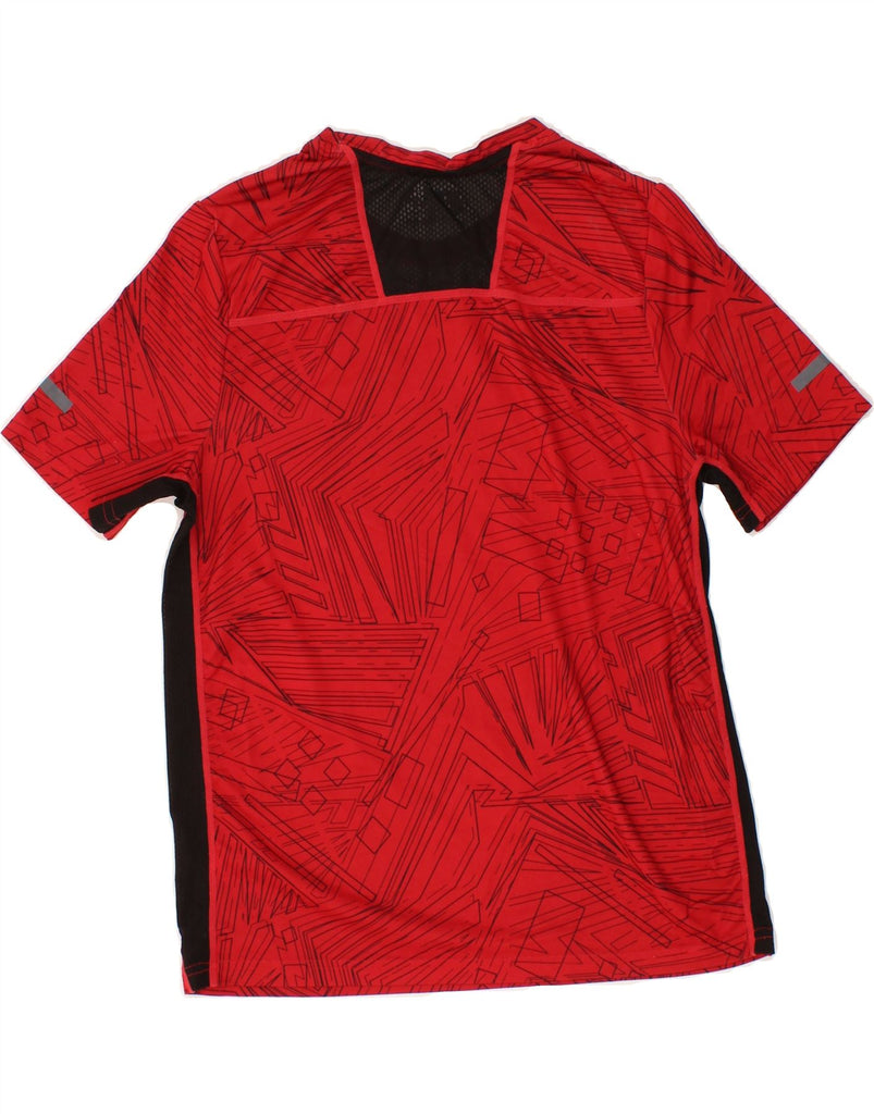 RUSSELL ATHLETIC Boys Graphic T-Shirt Top 14-15 Years XL  Red Geometric Vintage Russell Athletic and Second-Hand Russell Athletic from Messina Hembry 