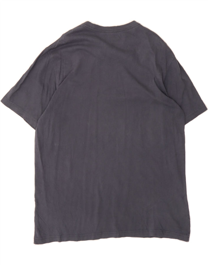 EDDIE BAUER Mens T-Shirt Top Large Navy Blue Cotton Vintage Eddie Bauer and Second-Hand Eddie Bauer from Messina Hembry 