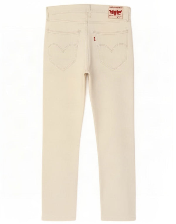 Levi's Womens Straight Jeans W30 L27 White