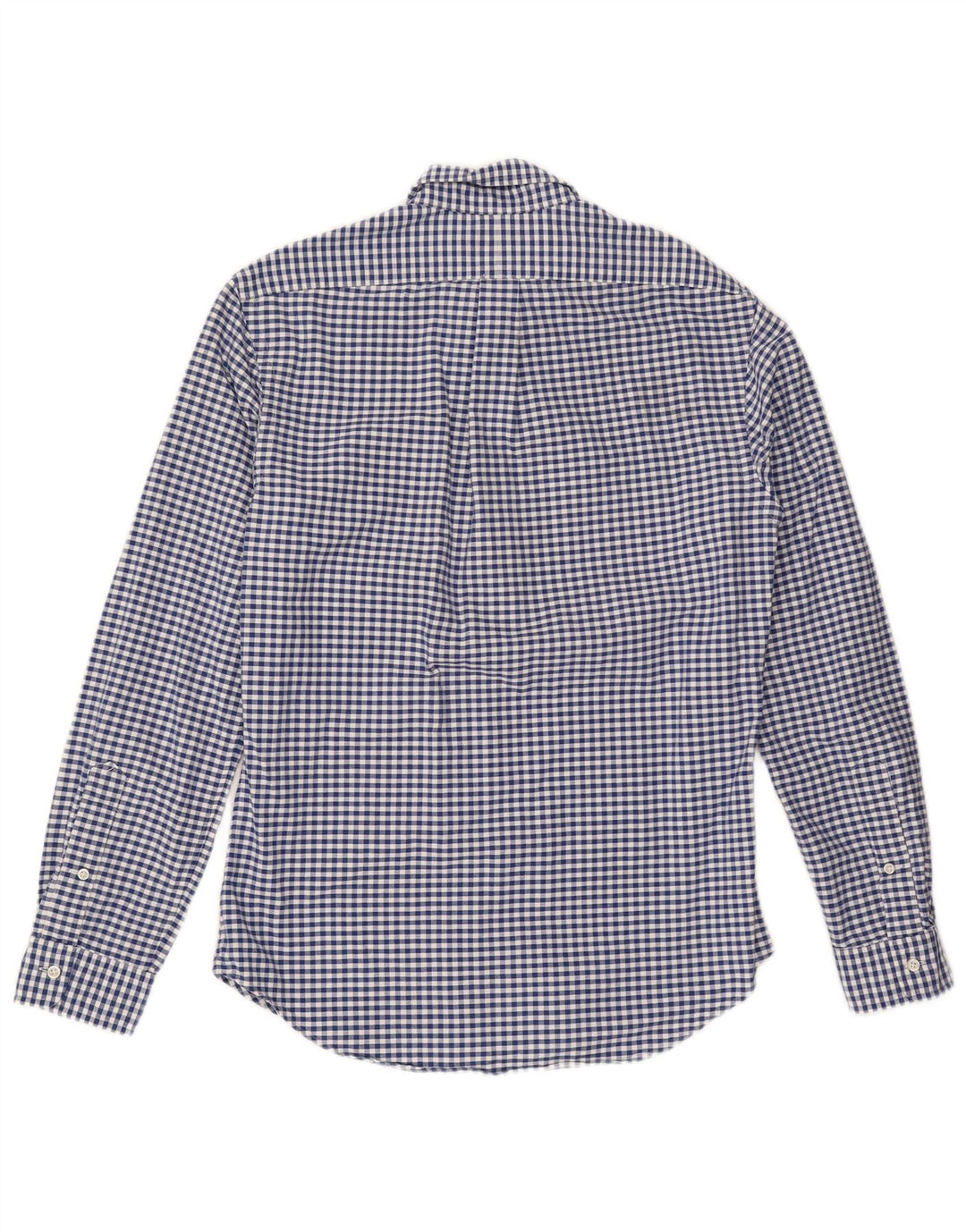Polo Ralph Lauren Mens Slim Fit Shirt Medium Blue Gingham