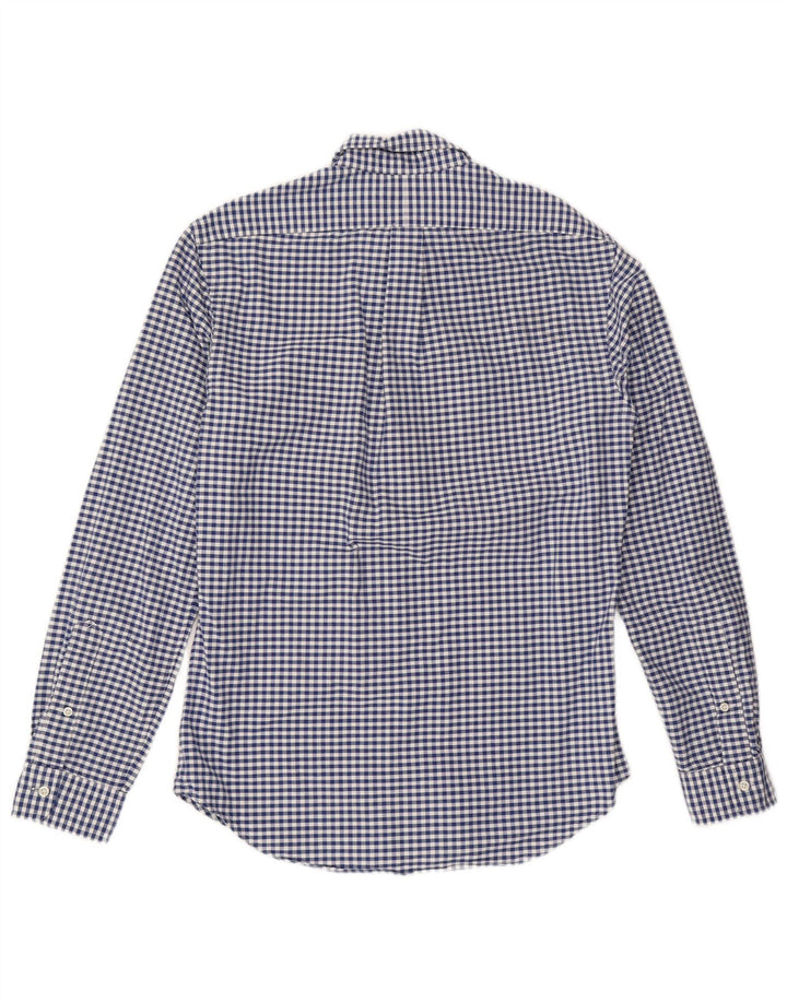 Polo Ralph Lauren Mens Slim Fit Shirt Medium Blue Gingham