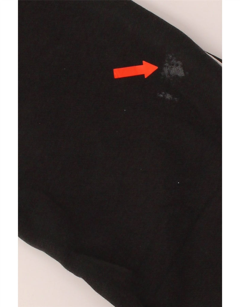 ADIDAS Mens Hoodie Jumper Medium Black Cotton Vintage Adidas and Second-Hand Adidas from Messina Hembry 