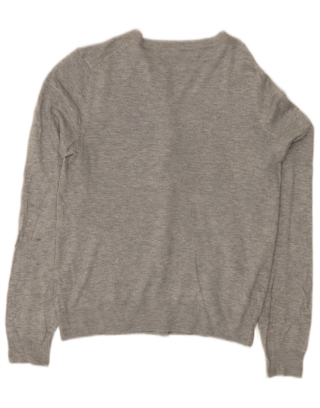 Marks & Spencer Womens Cardigan Sweater UK 10 Small Grey