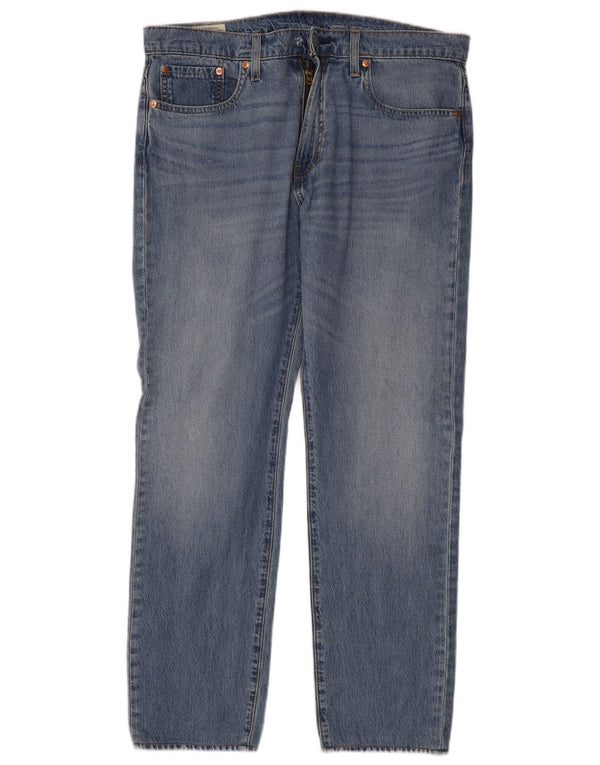Levi's Mens 502 Tapered Jeans W33 L32 Blue Cotton