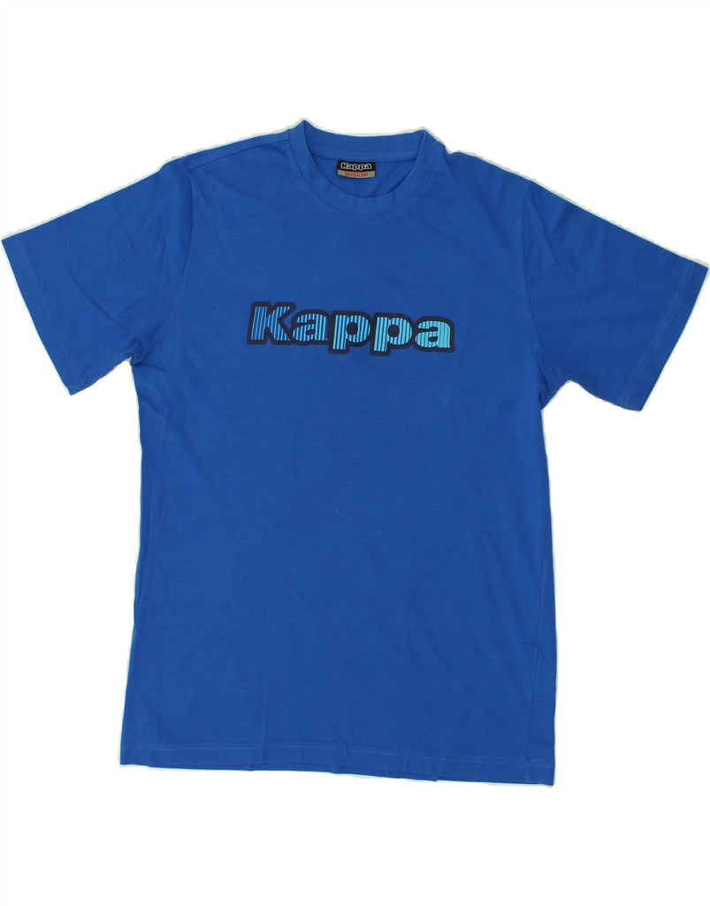 KAPPA Mens Graphic T-Shirt Top Medium Blue Cotton | Vintage Kappa | Thrift | Second-Hand Kappa | Used Clothing | Messina Hembry 
