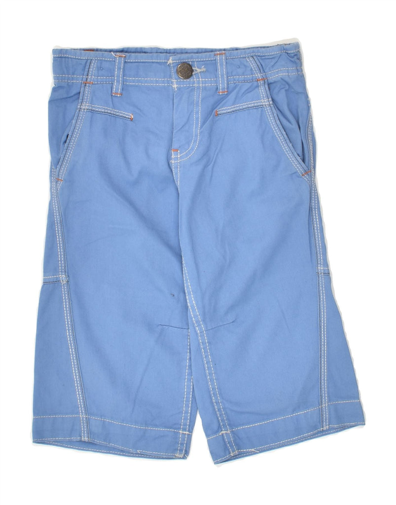 GIAN MARCO VENTURI Boys Chino Shorts 4-5 Years W22  Blue Cotton | Vintage Gian Marco Venturi | Thrift | Second-Hand Gian Marco Venturi | Used Clothing | Messina Hembry 