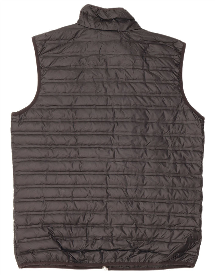 Columbia Mens Padded Gilet UK 40 Large Black Polyester