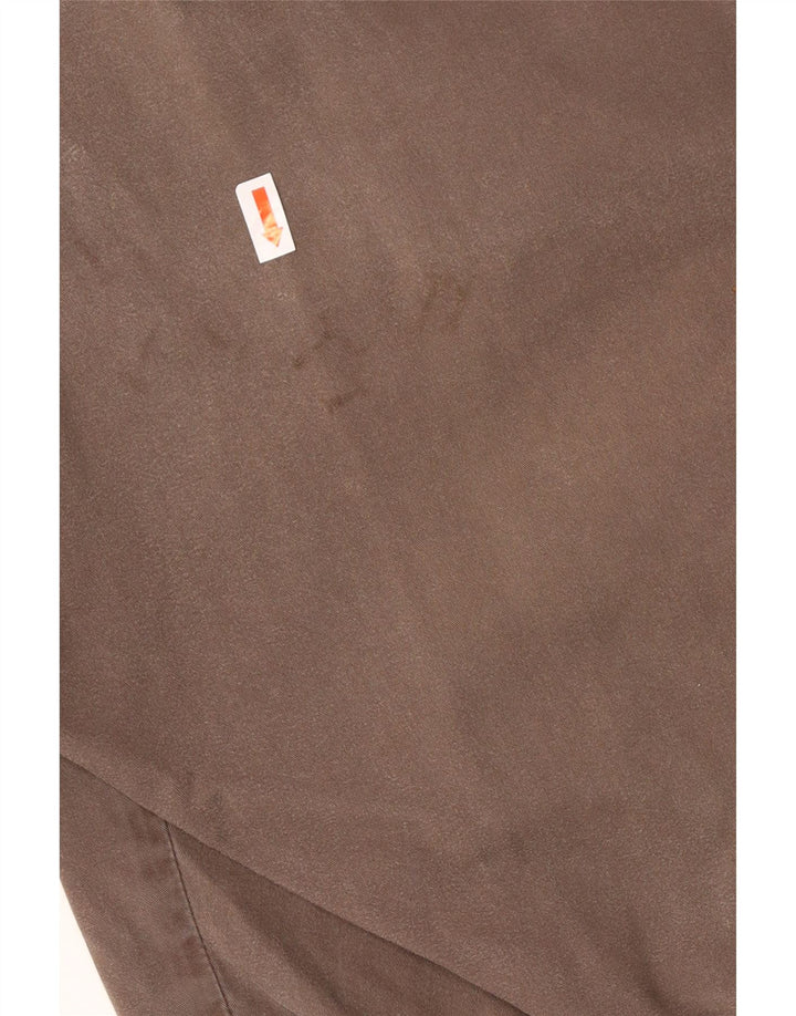 40Weft Mens Cargo Shorts W36 Large  Grey Cotton