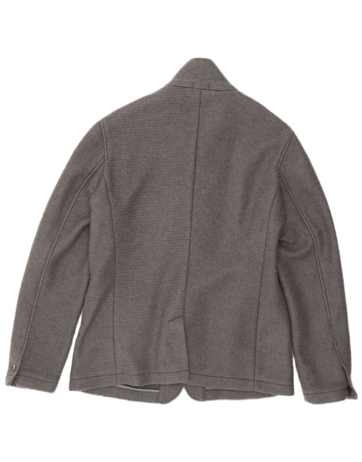 Sun68 Mens 5 Button Blazer Jacket UK 42 XL Grey Wool