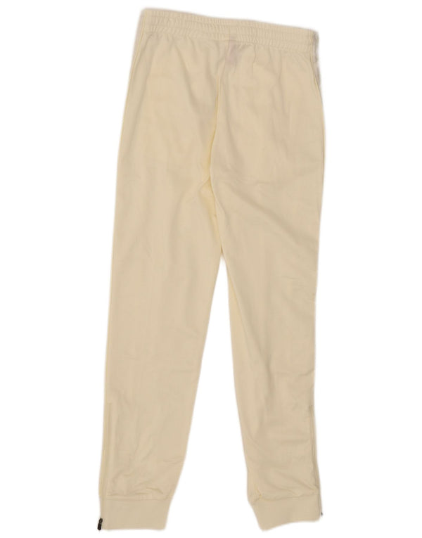 Kappa Mens Graphic Tracksuit Trousers Joggers XS  Off White Polyester