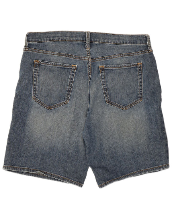 Eddie Bauer Womens Boyfriend Denim Shorts US 8 Medium W32  Blue Cotton