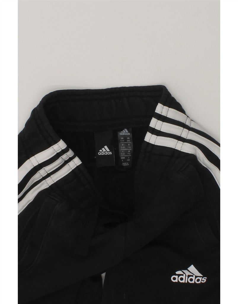 ADIDAS Boys Tracksuit Trousers Joggers 5-6 Years Black Cotton | Vintage Adidas | Thrift | Second-Hand Adidas | Used Clothing | Messina Hembry 