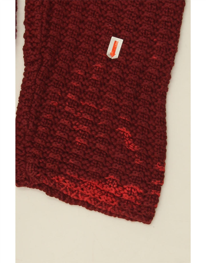 Zara Mens Crew Neck Jumper Sweater XL Burgundy