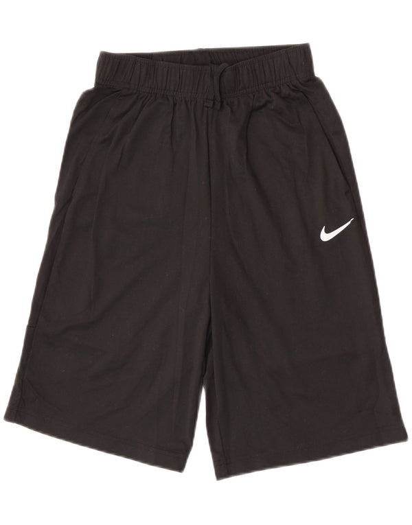 NIKE Boys Dri Fit Sport Shorts 13-14 Years XL Black