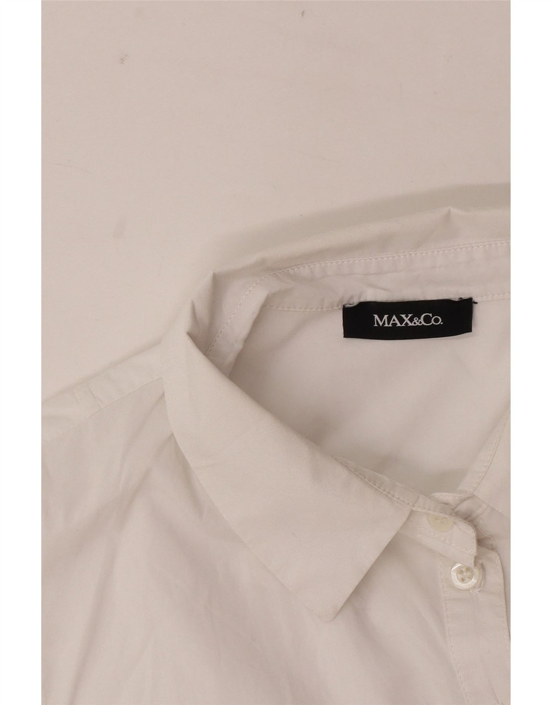 Max & Co. Womens Crop Sleeveless Shirt Blouse UK 12 Medium White