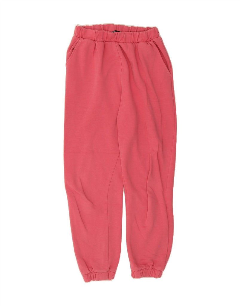 ZARA Womens Tracksuit Trousers Joggers UK 12 Medium  Pink Cotton Vintage Zara and Second-Hand Zara from Messina Hembry 
