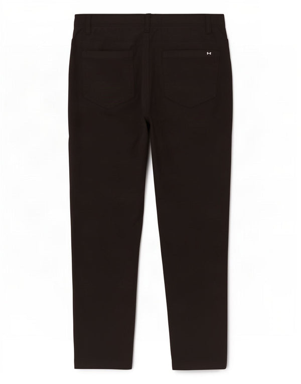 Under Armour Mens Slim Chino Trousers W36 L32 Black Polyester