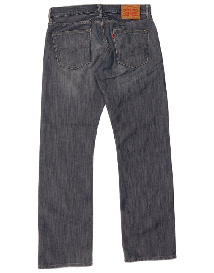 Levi's Mens 514 Bootcut Jeans W33 L32 Blue Cotton
