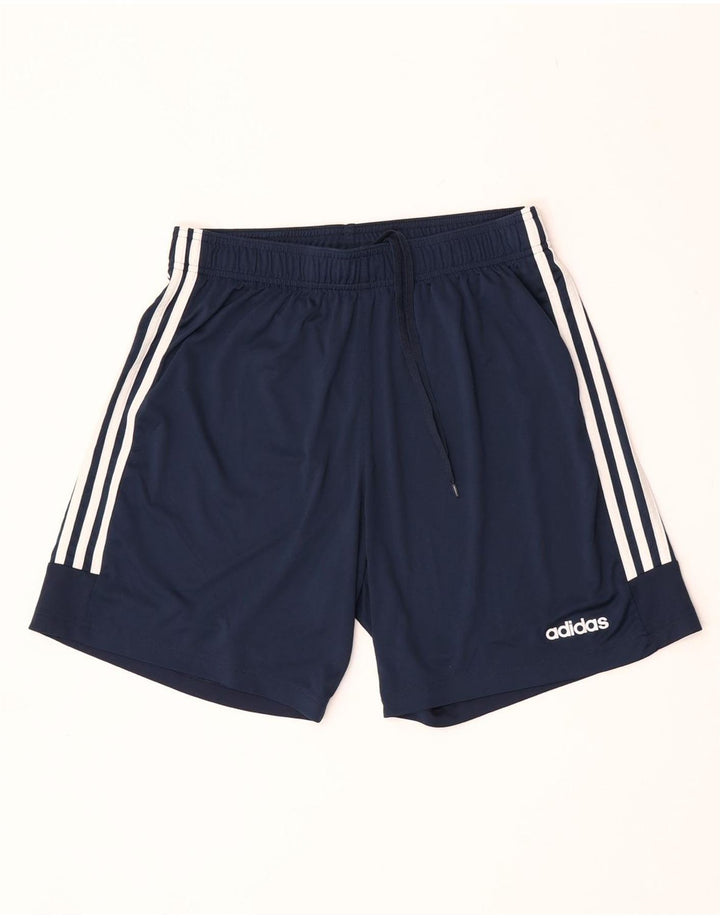 Adidas Mens Climalite Sport Shorts Large Navy Blue