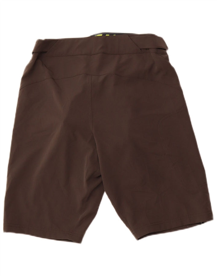 SPECIALIZED Mens Cycling Cargo Shorts W30 Medium Brown Polyester