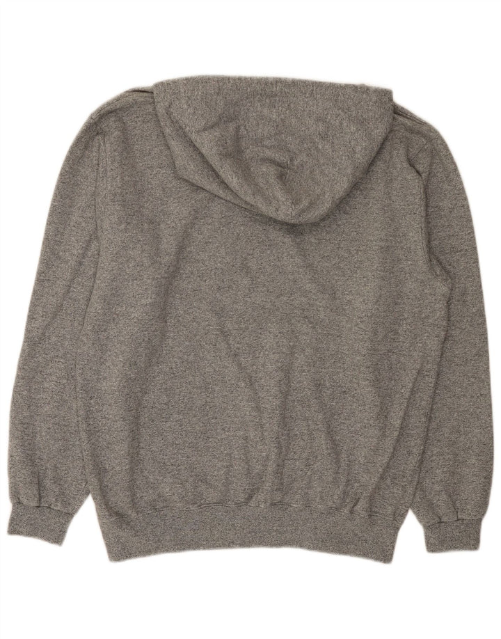 Champion Mens Hoodie Jumper XL Grey Cotton