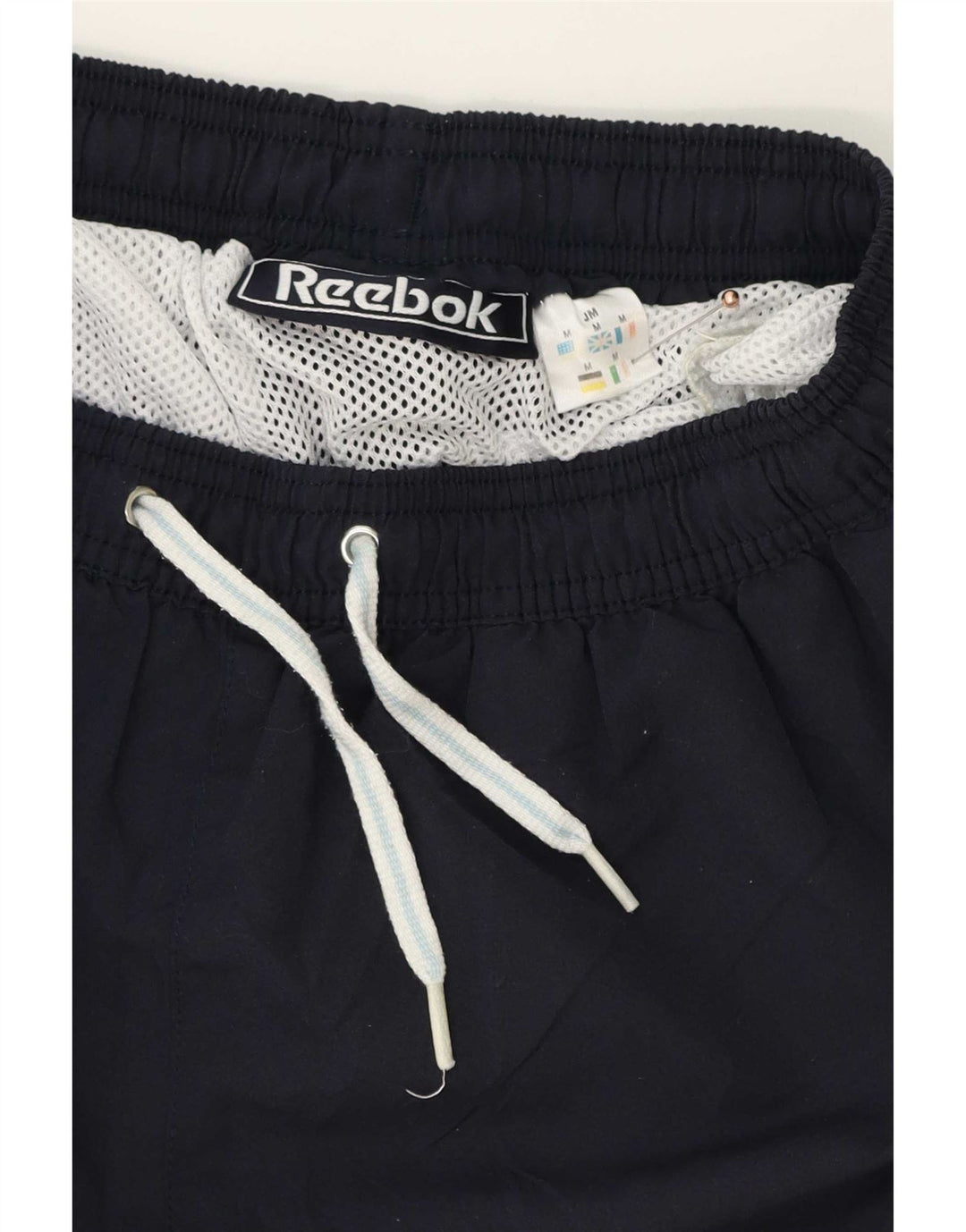 Reebok Mens Swimming Shorts Medium Navy Blue Polyester