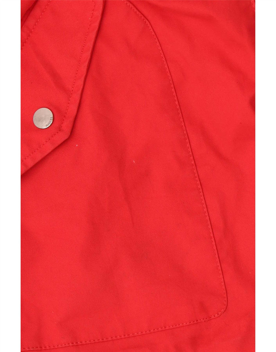 Joules Womens Hooded Oversized Rain Jacket UK 18 XL Red Cotton