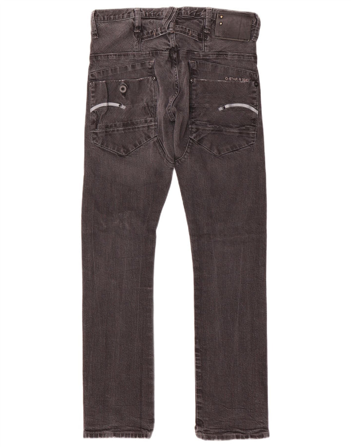 G-Star Mens Slim Jeans W32 L32 Grey Cotton