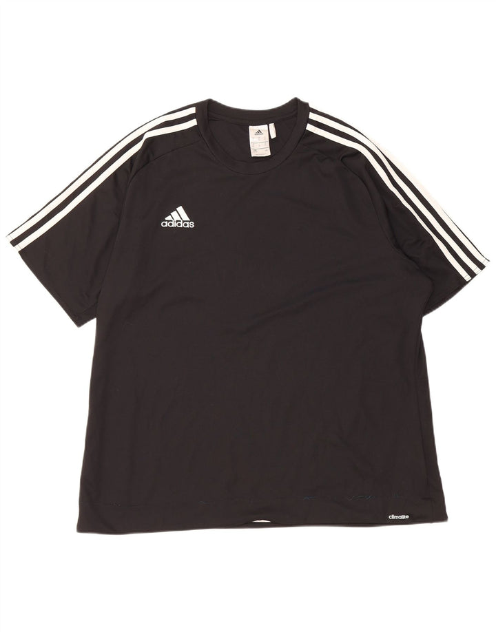 Adidas Mens Climalite T-Shirt Top XL Black