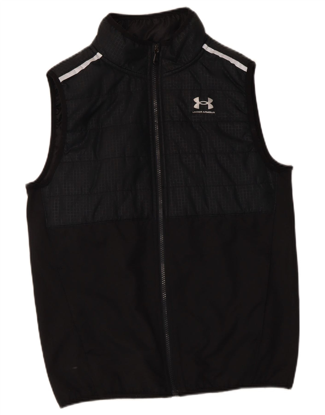 Under Armour Boys Sleeveless Tracksuit Top Jacket 12-13 Years Black