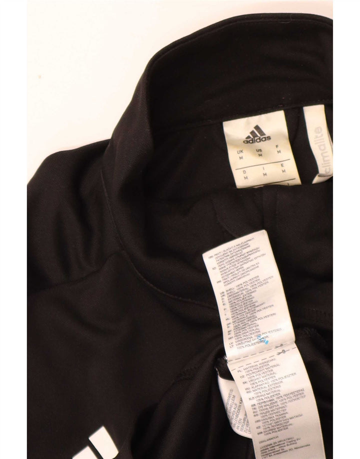 Adidas Mens Climalite Tracksuit Top Jacket Medium Black Polyester