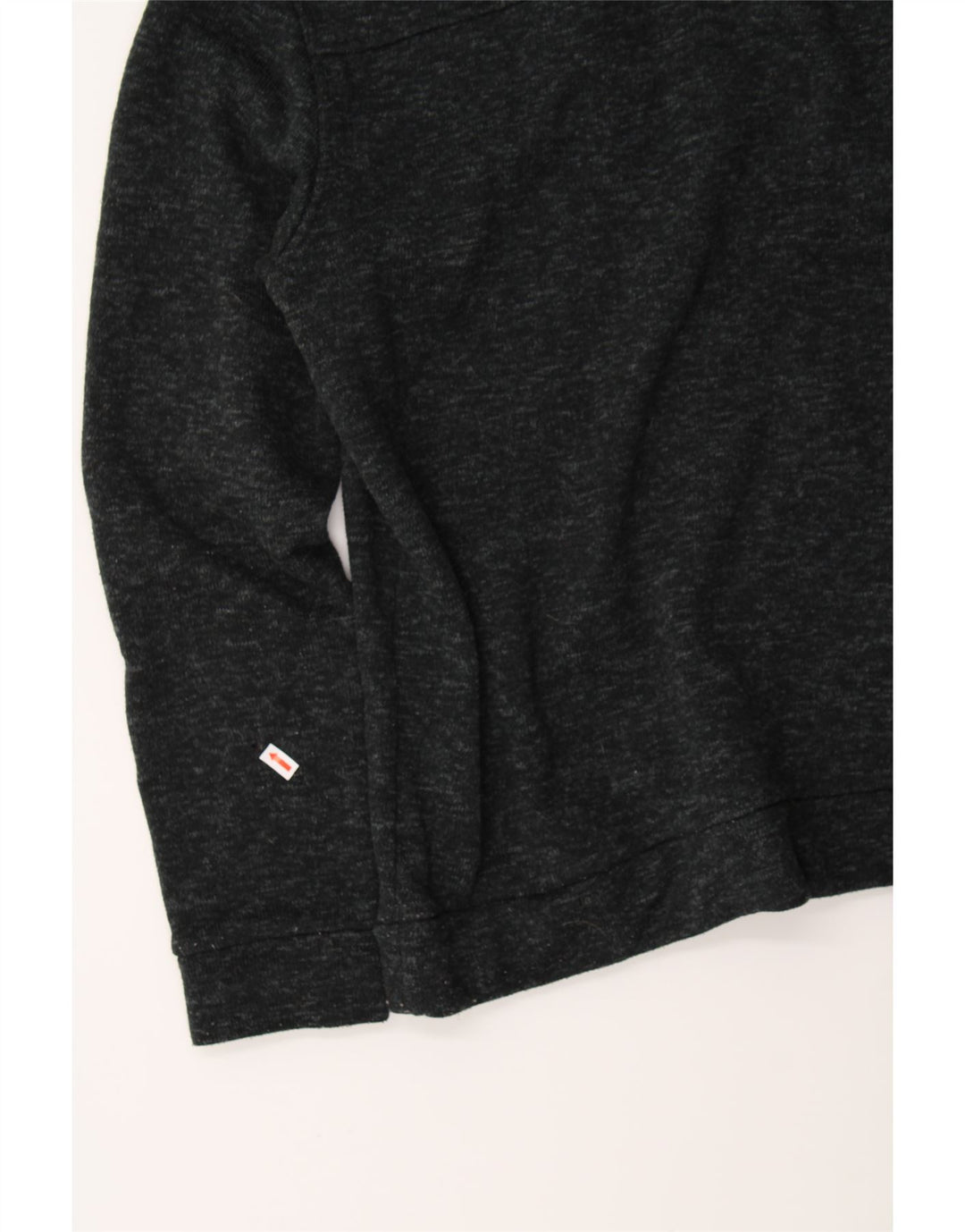 MOUNTAIN WAREHOUSE Mens Zip Neck Sweatshirt Jumper XS Black Flecked Vintage Mountain Warehouse and Second-Hand Mountain Warehouse from Messina Hembry 