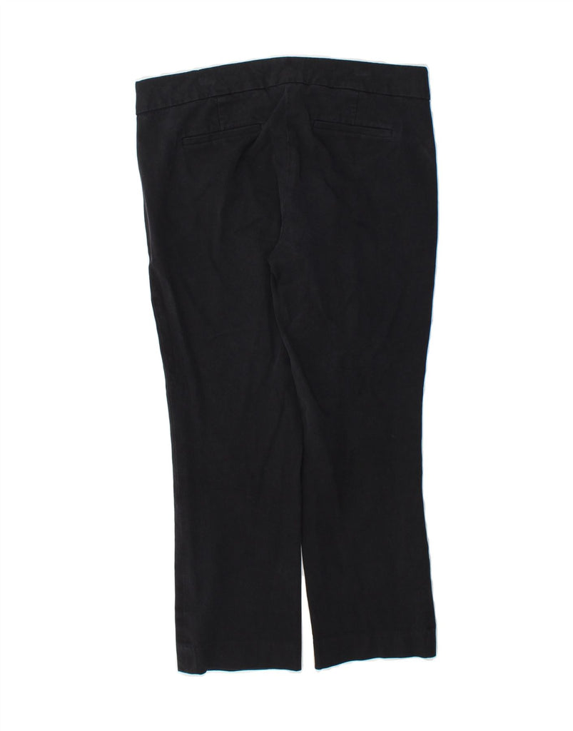 J. CREW Womens Campbell Cropped Trousers US 2 XS W32 L24 Navy Blue Vintage J. Crew and Second-Hand J. Crew from Messina Hembry 
