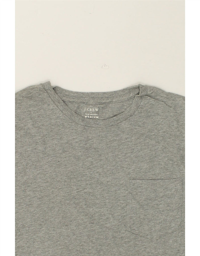 J. CREW Mens Slim T-Shirt Top Medium Grey Cotton | Vintage J. Crew | Thrift | Second-Hand J. Crew | Used Clothing | Messina Hembry 
