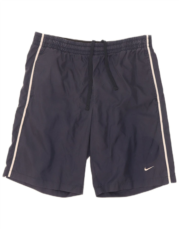 The North Face Mens Sport Shorts Large  Navy Blue Nylon