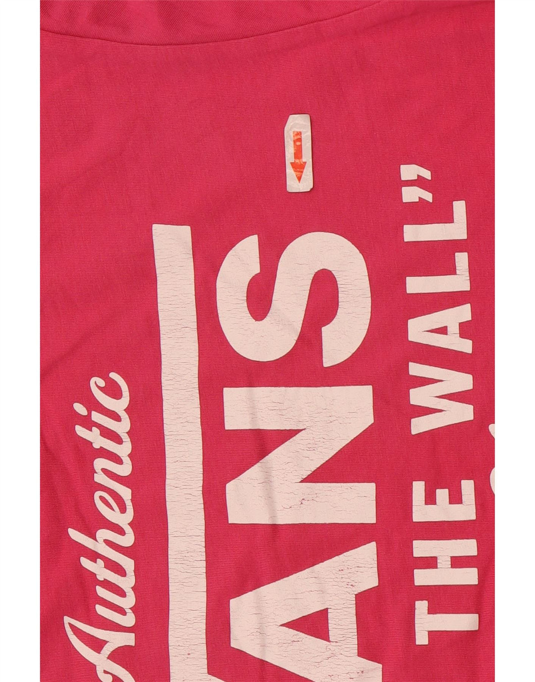 Vans Mens Slim Fit Graphic T-Shirt Top Medium Pink