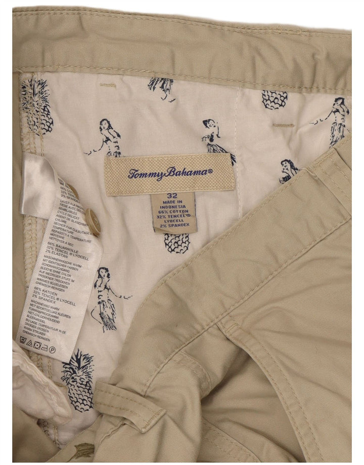 Tommy Bahama Mens Chino Shorts W32 Medium Beige Cotton