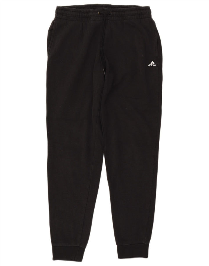 ADIDAS Womens Golf Tracksuit Trousers Joggers UK 10 Small  Black Cotton