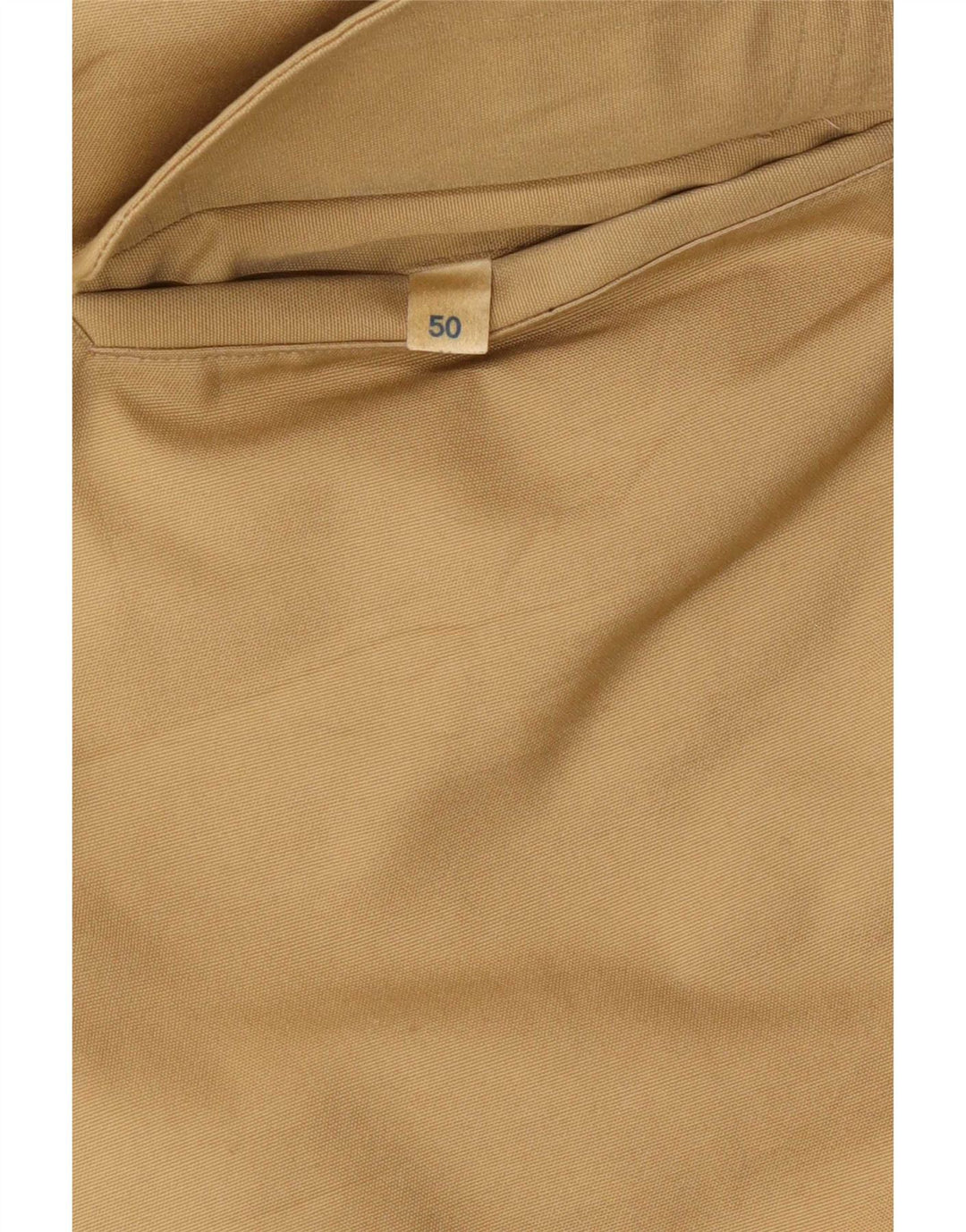 Vintage Mens Sherpa Overcoat IT 50 Medium Beige