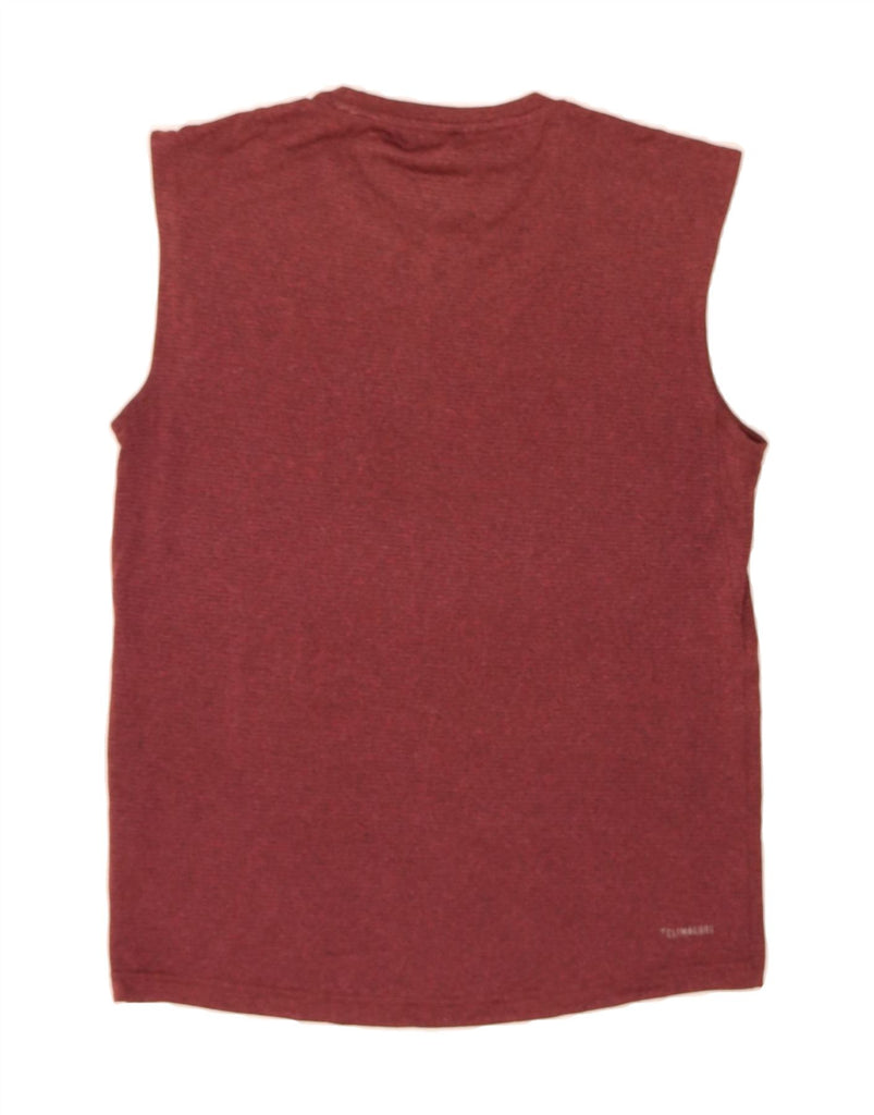 ADIDAS Mens Climacool Vest Top Small Burgundy Pinstripe Vintage Adidas and Second-Hand Adidas from Messina Hembry 