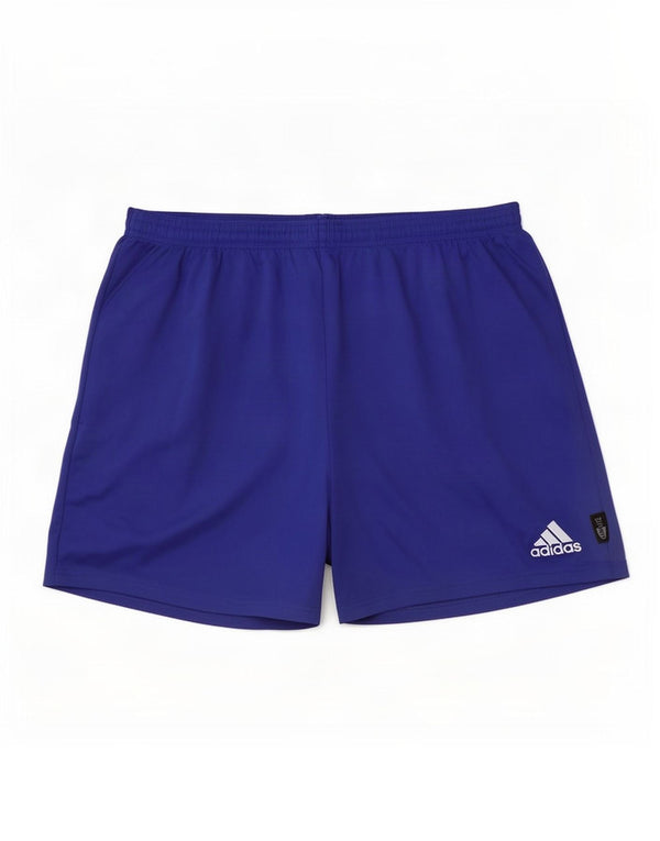 Adidas Mens Sport Shorts UK 36 Large Blue Polyester