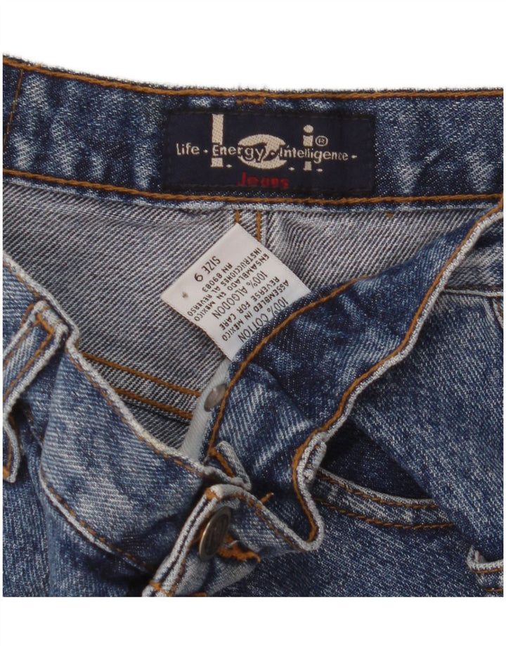 L.E.I Womens Denim Shorts US 9 Medium W30  Blue Cotton