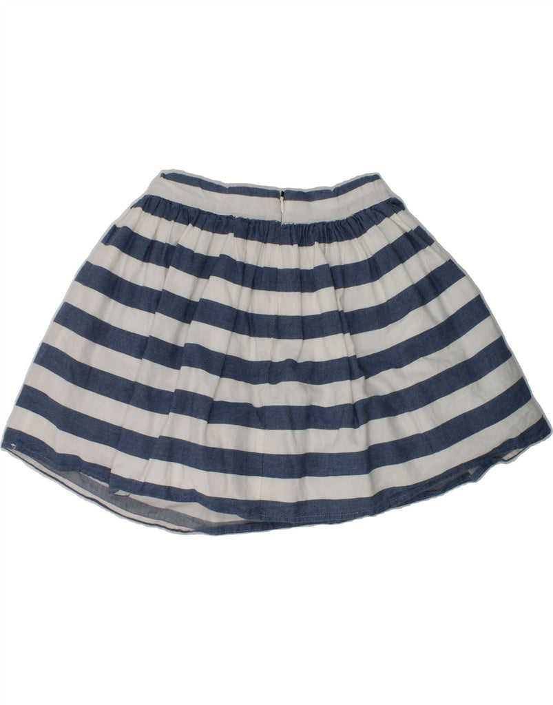 TOMMY HILFIGER Girls A-Line Skirt 9-10 Years W24  Blue Striped Cotton | Vintage Tommy Hilfiger | Thrift | Second-Hand Tommy Hilfiger | Used Clothing | Messina Hembry 