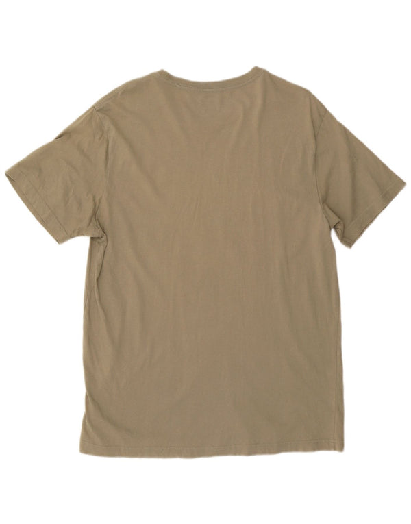 Hurley Mens Graphic T-Shirt Top Large Khaki