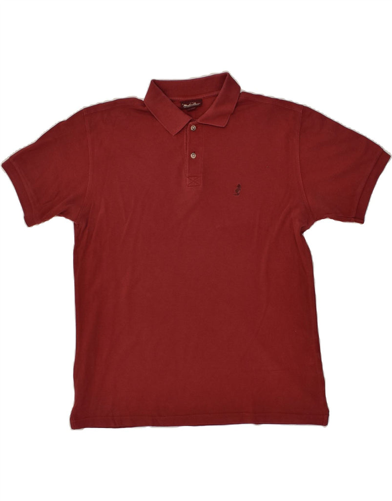 MARLBORO CLASSICS Mens Polo Shirt XL Burgundy Cotton | Vintage Marlboro Classics | Thrift | Second-Hand Marlboro Classics | Used Clothing | Messina Hembry 