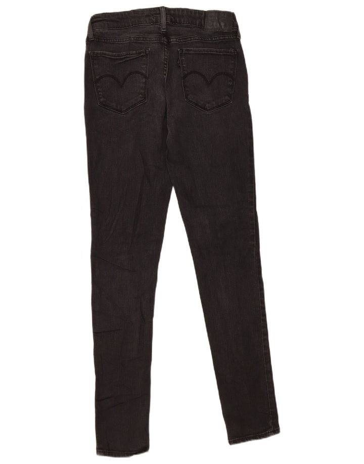 Levi's Womens 711 Skinny Jeans W27 L30 Grey Cotton