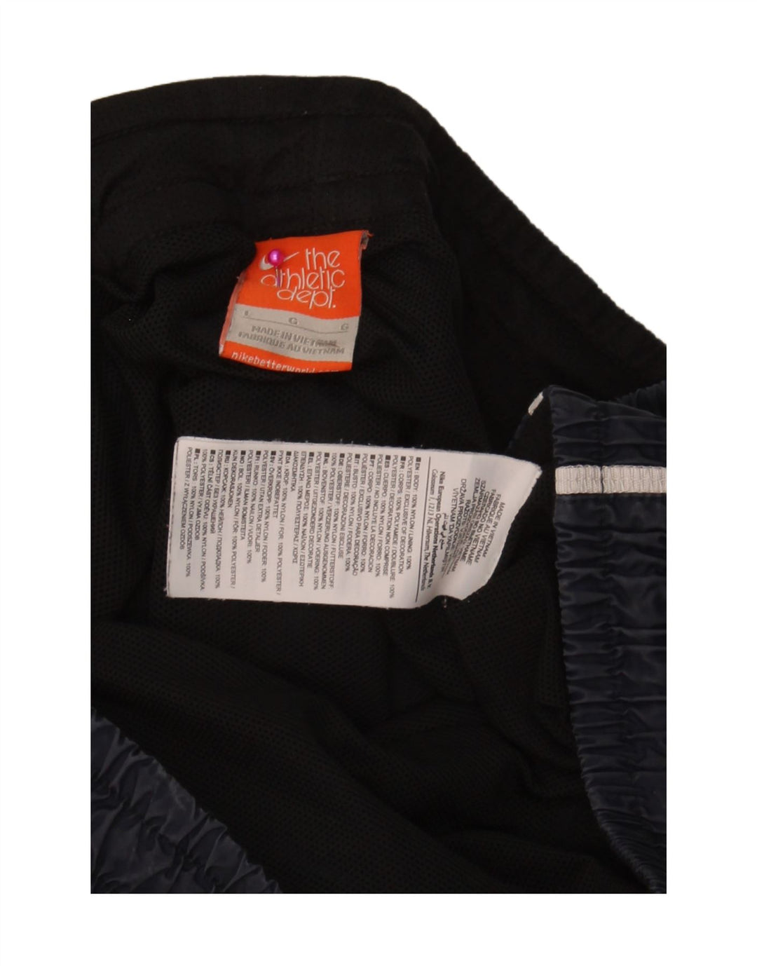 The North Face Mens Sport Shorts Large  Navy Blue Nylon