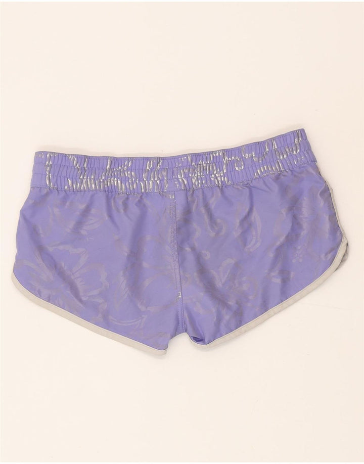 Sundek Womens Swimming Shorts IT 40 Small  Purple Floral Polyester