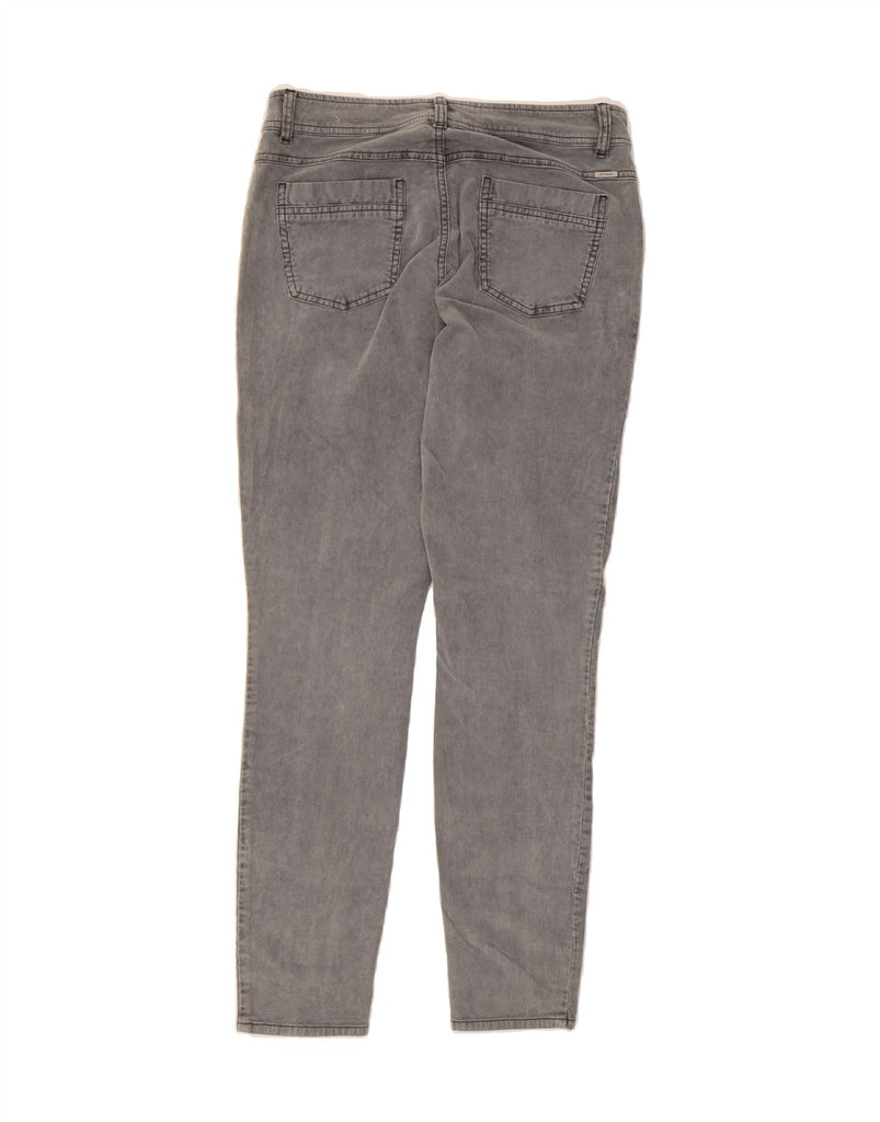 PRANA Womens Skinny Corduroy Trousers US 8 Medium W32 L29 Grey Cotton Vintage Prana and Second-Hand Prana from Messina Hembry 